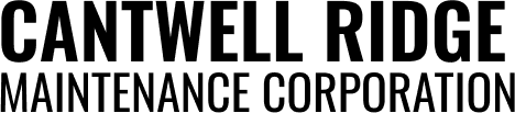 Cantwell Ridge Maintenance Corporation logo.