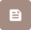 Here's an alt tag for the image: `White document icon on brown background`